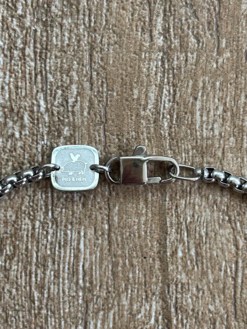 Pig & Hen Boxchain Necklace